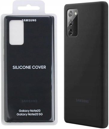 Samsung Silicone Cover do Galaxy Note 20 Czarny (EF-PN980TBEGWW)