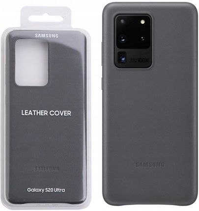 Samsung Leather Cover do Galaxy S20 Ultra Szary (EF-VG988LJEGWW)