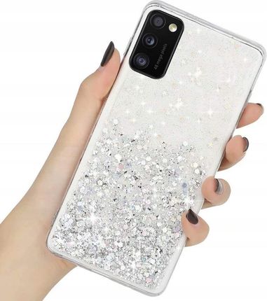 Etui Brokat Do Samsung A41 Glitter Case + Szkło