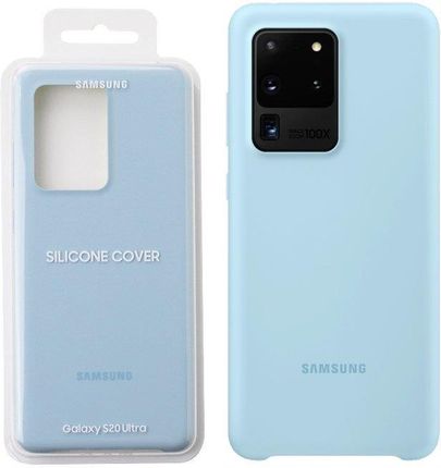 Samsung Silicone Cover do Galaxy S20 Ultra Niebieski (EF-PG988TLEGWW)