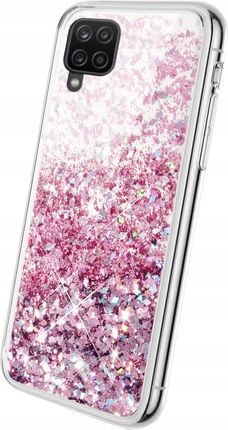 Etui Brokat Do Samsung A12 Liquid Case + Szkło