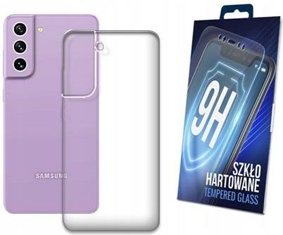 Etui Silikonowe +szkło do Samsung Galaxy S21 Fe