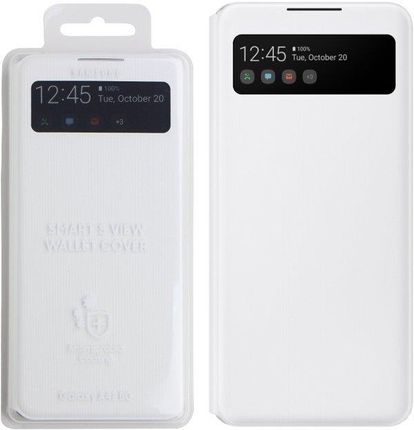 Samsung S-View Wallet Cover do Galaxy A42 5G Biały (EF-EA426PWEGWW)