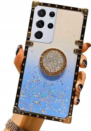 Etui Do Samsung S21 Ultra Mocne Brokat Ring Case