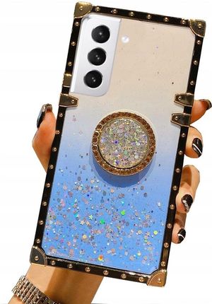 Etui Do Samsung Galaxy S21 Mocne Brokat Ring Case