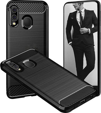 Etui do Samsung Galaxy A40 Karbon Case + Szkło