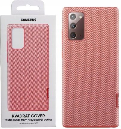 Samsung Kvadrat Cover do Galaxy Note 20 Czerwony (EF-XN980FREGWW)
