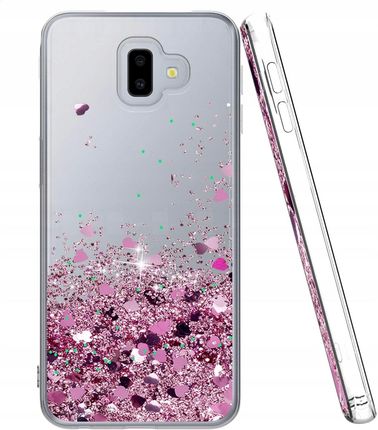 Etui Brokat Do Samsung J6 Plus Liquid Case+szkło