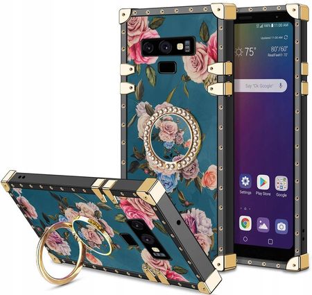 Etui Do Samsung Note 9 Mocne Róże Ring Case +folia