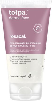 tołpa. rosacal, wzmacniajacy żel micelarny do mycia twarzy i oczu 150 ml