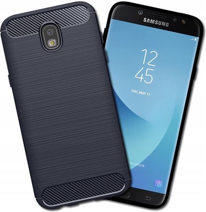 Czarne Etui Carbon do Samsung Galaxy J7 2017