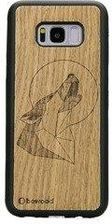 Etui Drewniane Na Samsung Galaxy S8 Plus Wilk Dąb