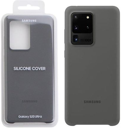 Samsung Silicone Cover do Galaxy S20 Ultra Szary (EF-PG988TJEGWW)
