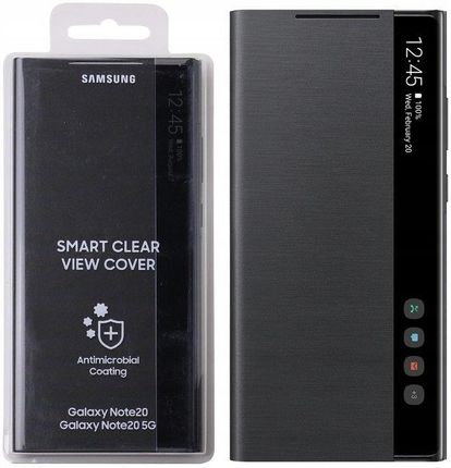Samsung Smart Clear View Cover do Galaxy Note 20 Czarny (EF-ZN980CBEGWW)