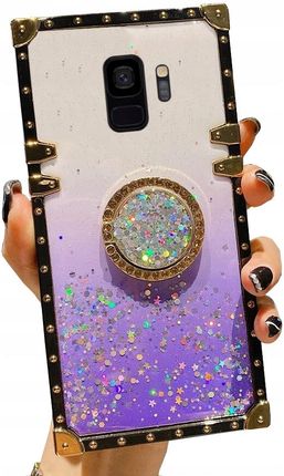 Etui Do Samsung S9 Mocne Brokat Ring Case + Szkło