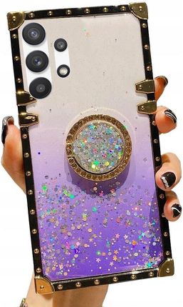 Etui Do Samsung A32 Mocne Glitter Brokat Ring Case