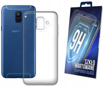 Etui Przezroczyste+szkło do Samsung Galaxy A6 2018