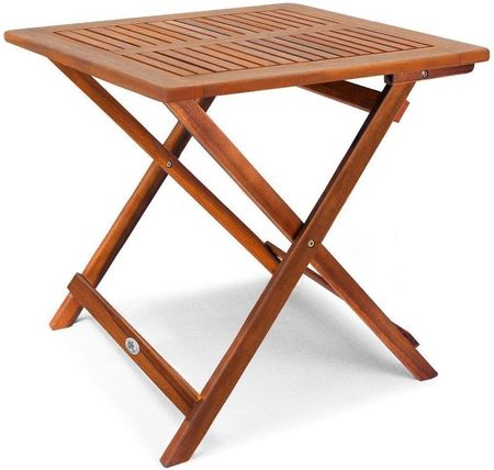 Stół Stolik Drewniany Składany Ogrodowy 70X70X73Cm