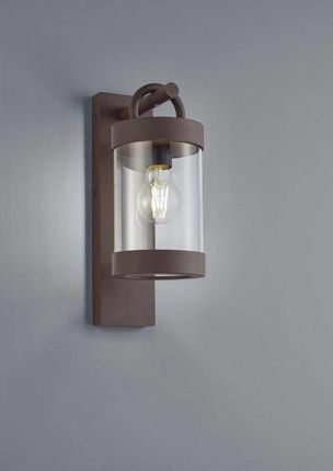 Lampa Zewnętrzna Trio Sambesi Posiada Wbudowany Czujnik Zmierzchu Miedziany Ścienna