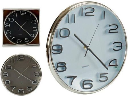 Gift Decor Zegar Ścienny Szkło Plastikowy 33X5X33Cm (S3605668)