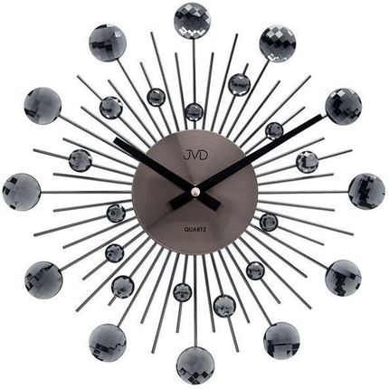 Jvd Zegar ścienny nowoczesny czarny 35 cm HT111.3 (HT1113)