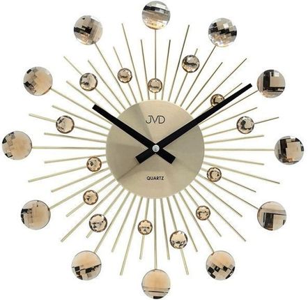 Jvd Zegar ścienny nowoczesny złoty 35 cm HT111.2 (HT1112)
