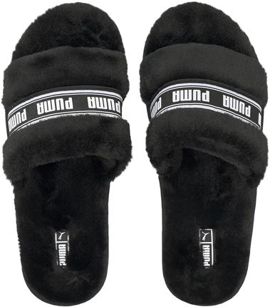 Klapki damskie Puma FLUFF czarne 38493701 Ceny i opinie Ceneo.pl