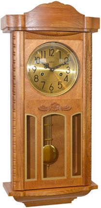 Adler Zegar wiszący mechaniczny 11002-OAK2 - 35x77 cm - Dąb