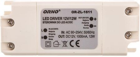 Orno Zasilacz LED 12V (ORZL1611)