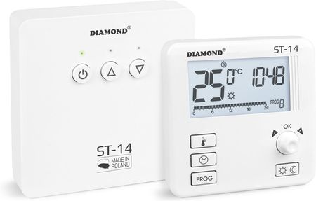 Diamond Regulator Temperatury Tygodniowy Bezprzewodowy ST-14 3021RTH