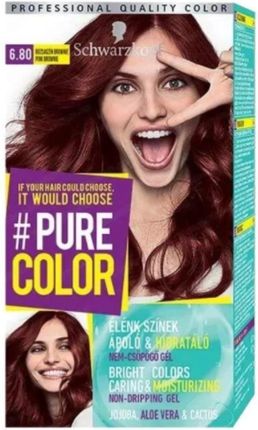 Schwarzkopf Pure Color 6.8 Kirschbrownie Farba do włosów