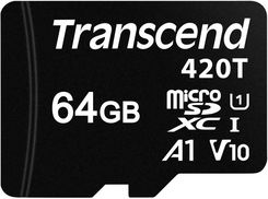 Transcend Karta pamięci microSD TS64GUSD420T, 64 GB, Class 10 UHS-I (TS64GUSD420T)
