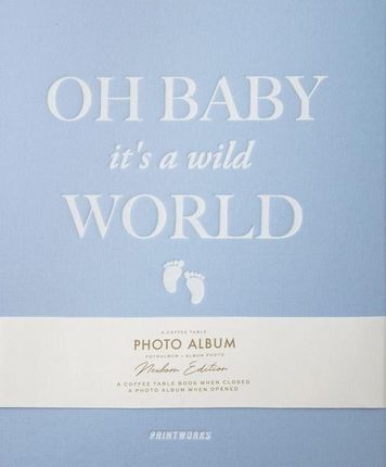 Printworks Fotoalbum. Baby It's a Wild World. Niebieski