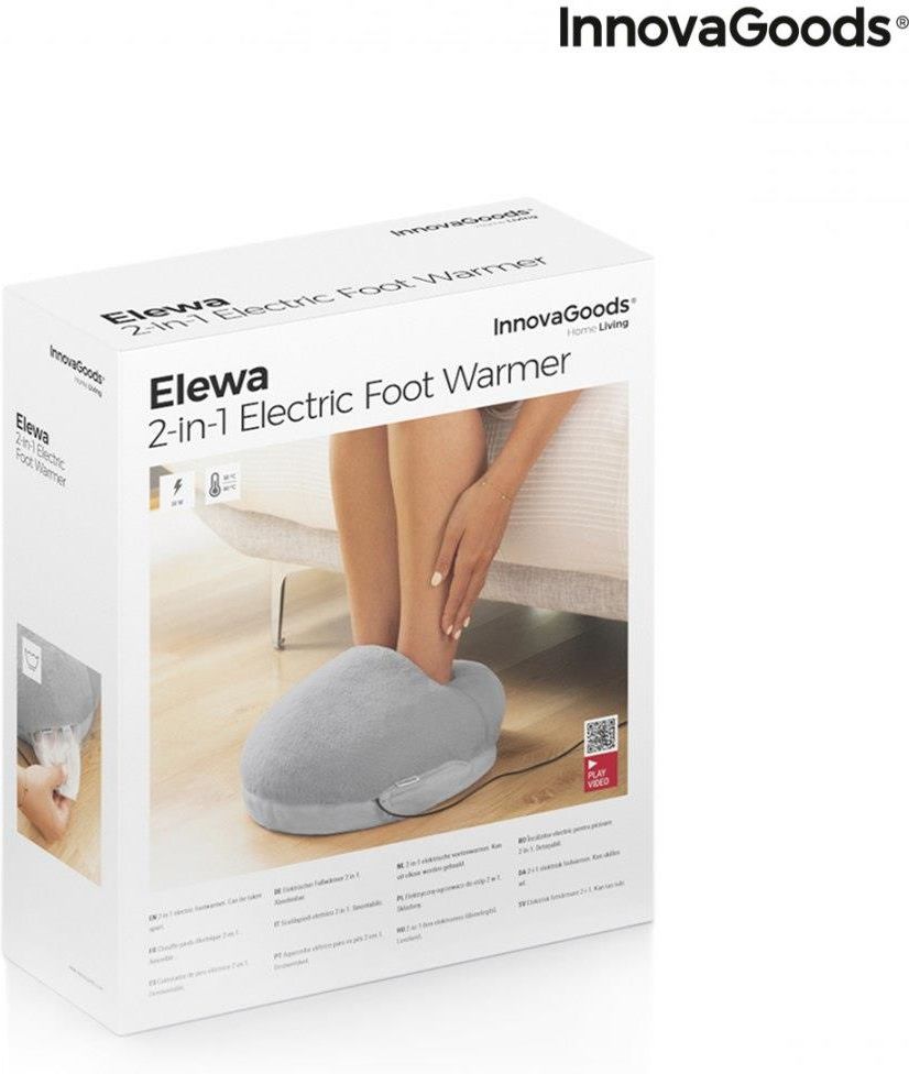 Innovagoods Elektryczny ogrzewacz do stóp 2w1 Elewa (V0103384) - zdjęcie 6 Innovagoods Elektryczny ogrzewacz do stóp 2w1 Elewa (V0103384)