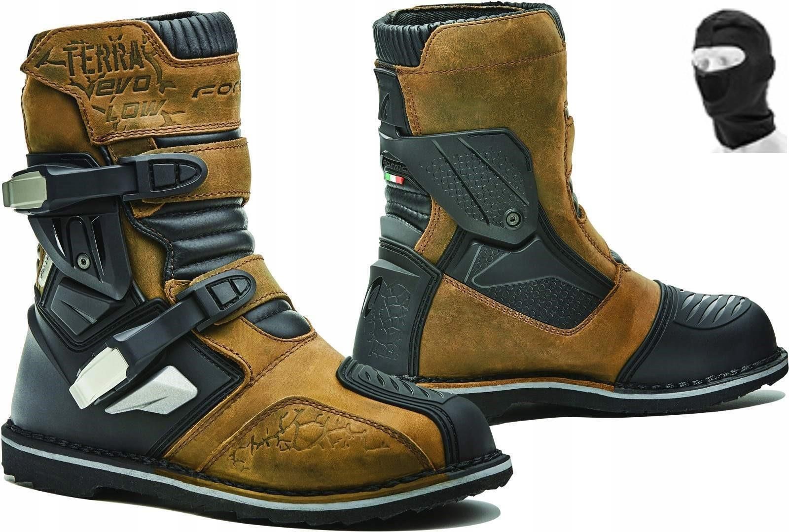 Buty motocyklowe Forma Adventure Quad Terra Evo Low Brązowe