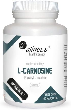 Aliness L Carnosine 500 Mg 60Kaps.