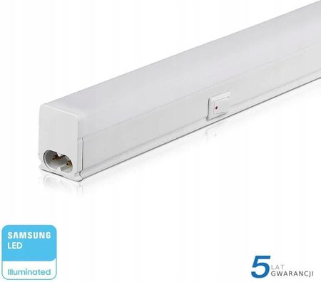 Belka LED V-TAC SAMSUNG CHIP 16W 120cm z włącznikiem VT-125 4000K 1440lm 5 Lat Gwarancji