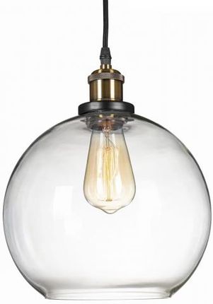 Ledigo Lampa wisząca kula szklana 25cm przezroczysta (LDG0071)