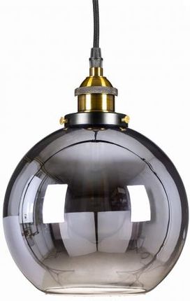 Ledigo Lampa wisząca kula szklana 25cm grafitowa (LDG0073)