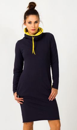 Sukienka model Kaja Navy/Yellow