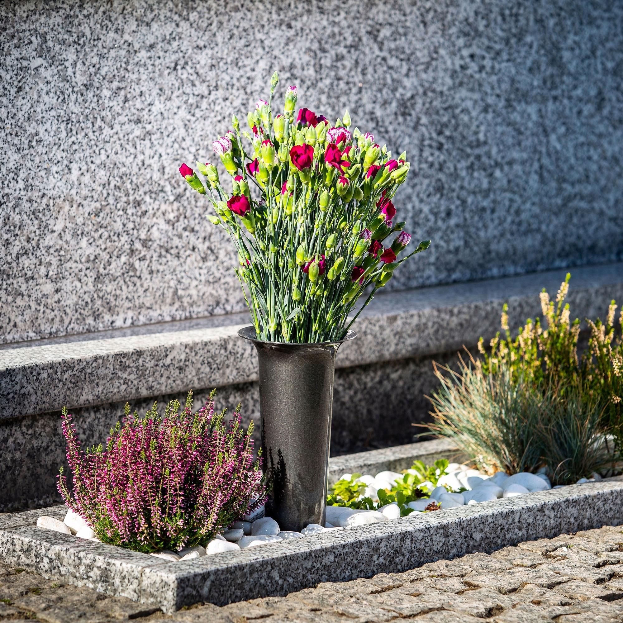 Flakon Na Cmentarz Wbijany Nagrobek Grafitowy 23Cm 9801902869 - zdjęcie 2 Flakon Na Cmentarz Wbijany Nagrobek Grafitowy 23Cm 9801902869