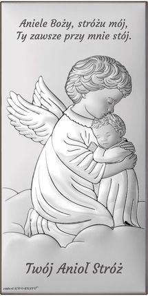 Beltrami Obrazek Anioł Stróż Pamiątka chrztu | Rozmiar: 6x12 cm | SKU: BC6763S1/2