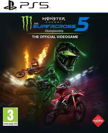 Monster Energy Supercross 5 The Official Videogame (Gra PS5)
