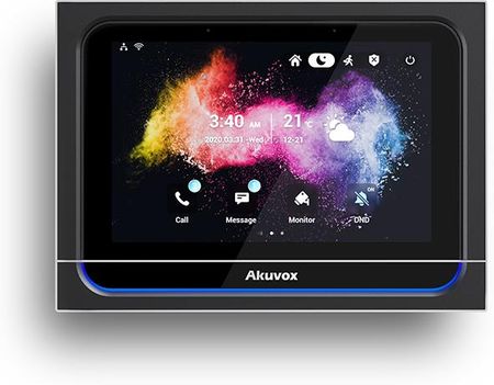 AKUVOX X933W-B - Monitor 7" z WiFi Android 9 Czarny www.genway.pl