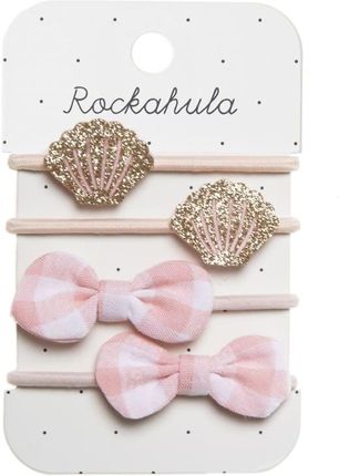Rockahula Kids   4 Gumki Do Włosów Seashell Glitter