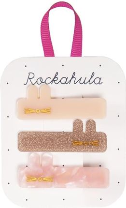 Rockahula Kids   3 Spinki Do Włosów Acrylic Bunny