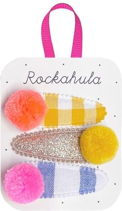Rockahula Kids   3 Spinki Do Włosów Miami Pom Pom
