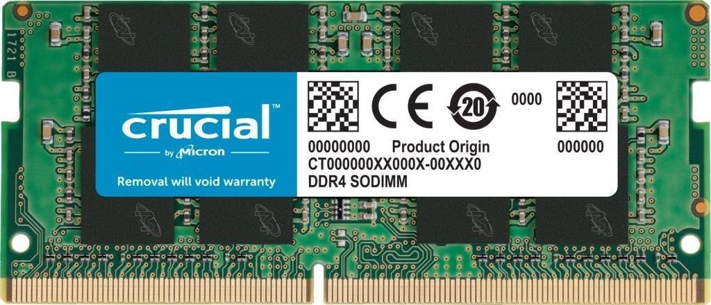 Crucial 64GB DDR4 2666MHz メモリー JEDEC Crucial DDR4 - Kit - 64 GB: 2 x 32 GB - SO DIMM 260-PIN