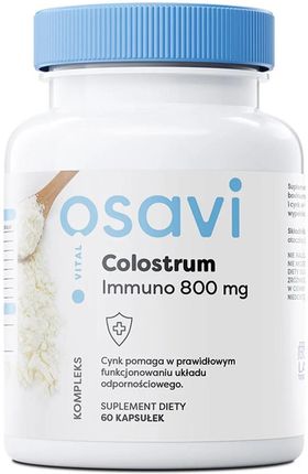 Osavi - Colostrum Immuno 800mg na trawienie, 60kaps.