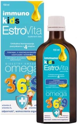 Skotan Estrovita Immuno Kids Omega 3-6-9 z naturalnym olejem cytrynowym 150 ml